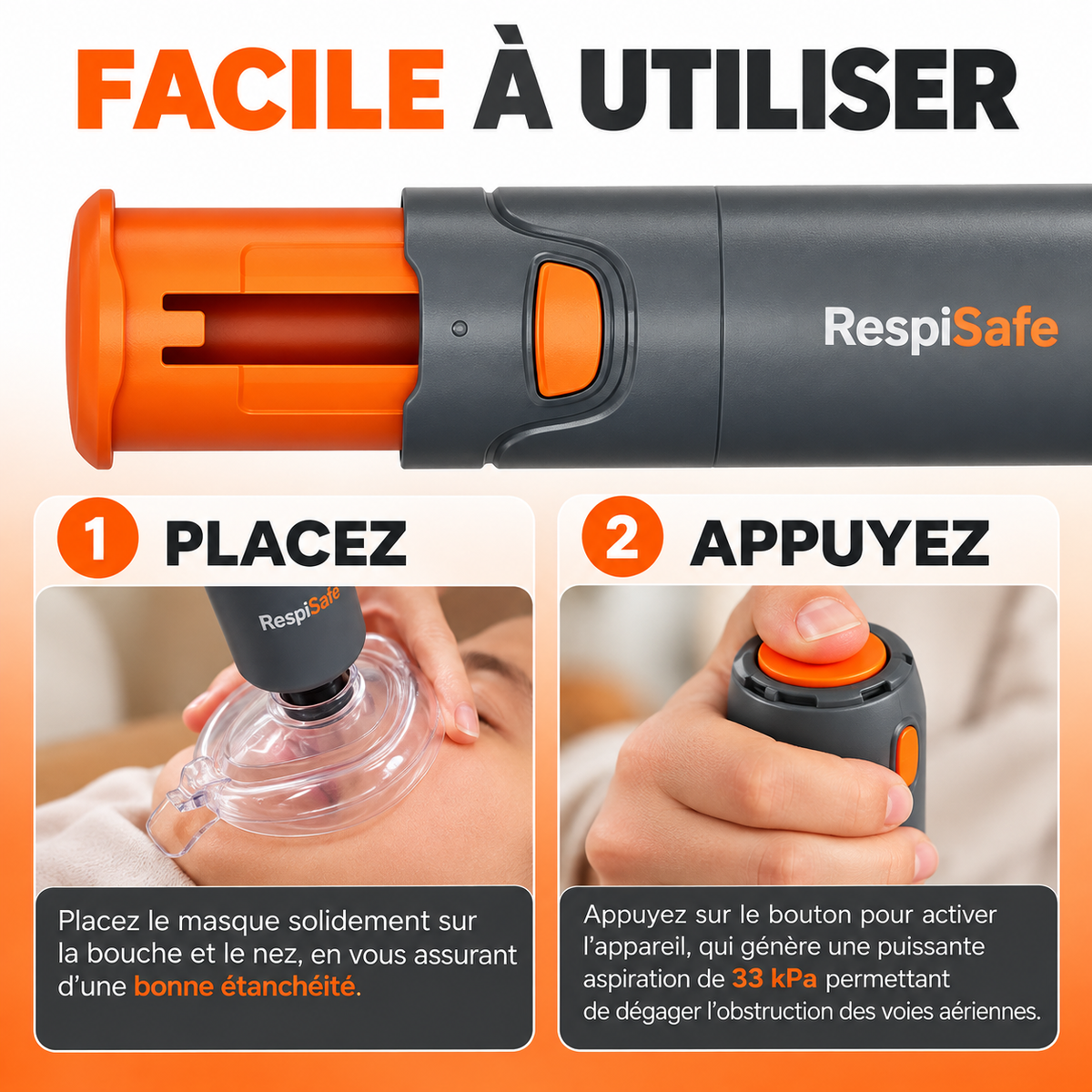 RespiSafe Dispositif anti-étouffement