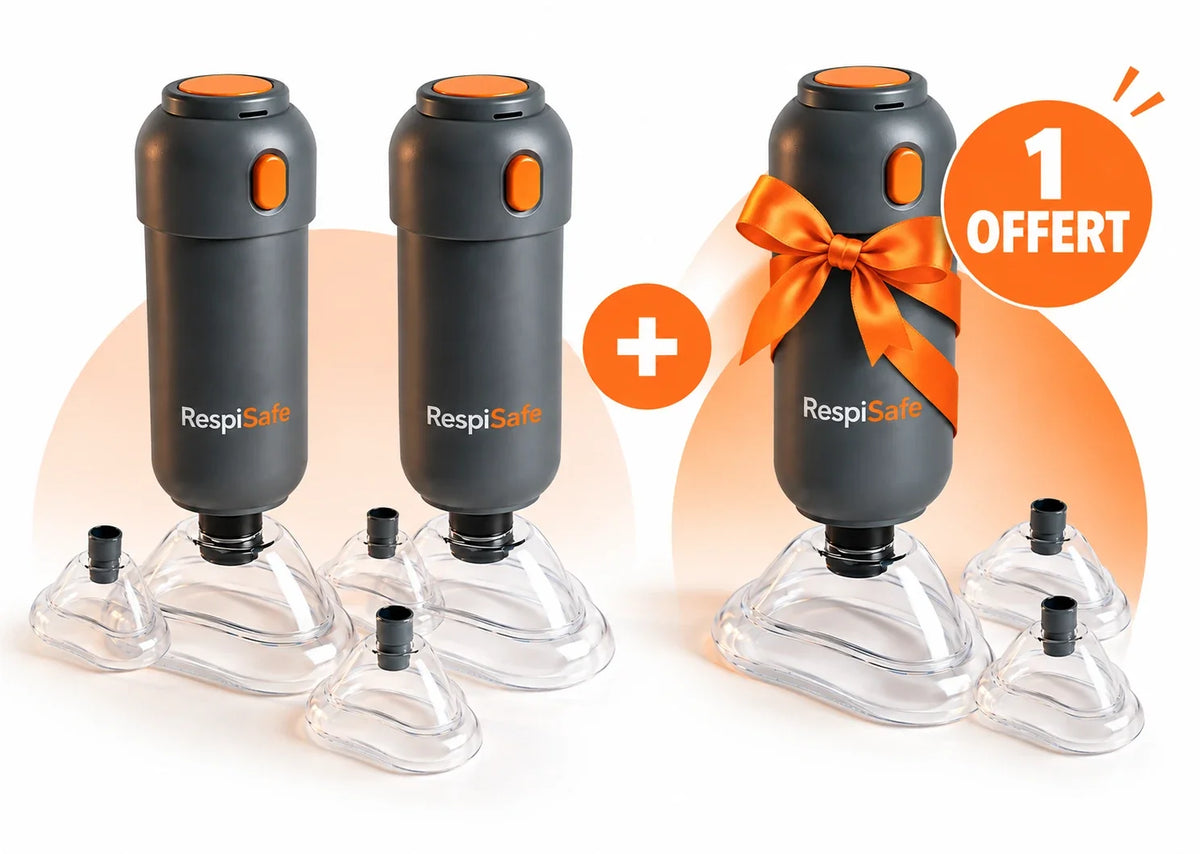 Pack 2 RespiSafe achetes 1 offert