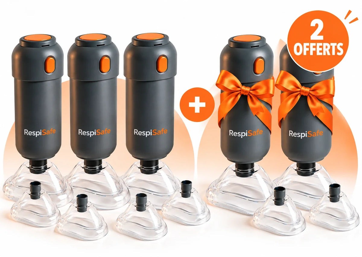 Pack 3 RespiSafe achetes 2 offerts